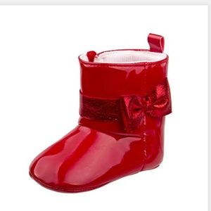 Laura Ashley Glitter and Velvet Soft Boots